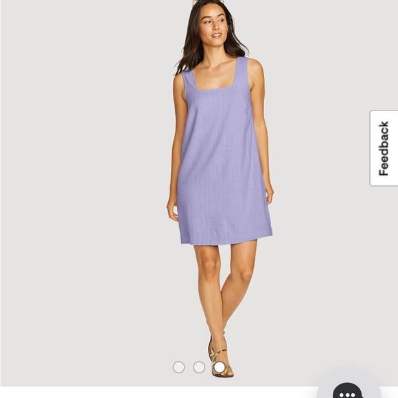 🆕 Eddie Bauer Lavender Dress Size M - Picture 8 of 8